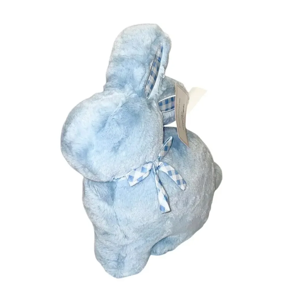 Cupcakes & Cashmere Easter Bunny Rabbit Shaped Accent Pillow Baby Blue New
